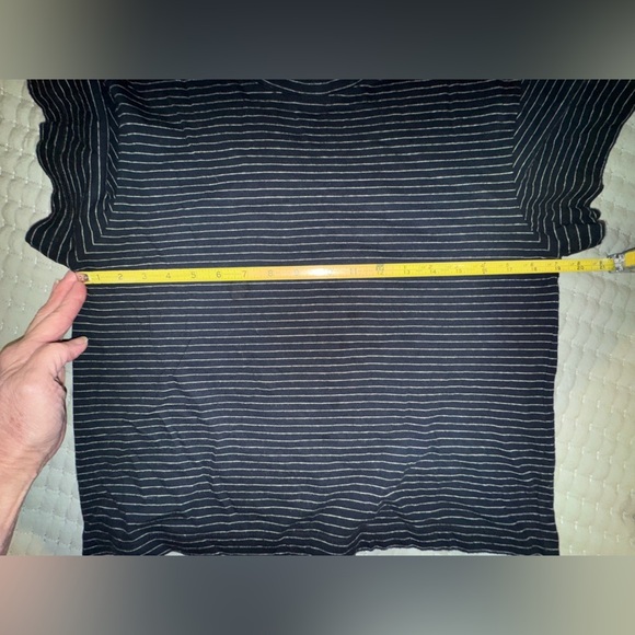 Vince Black and White Striped Short Sleeve Tee. Size medium. EUC - Picture 7 of 10